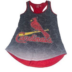 Concepts Sport Red, Grey & White Cardinals Tank‎ Top - Size Small